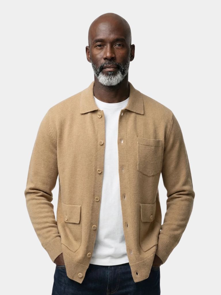 Giacca in cashmere essenziale