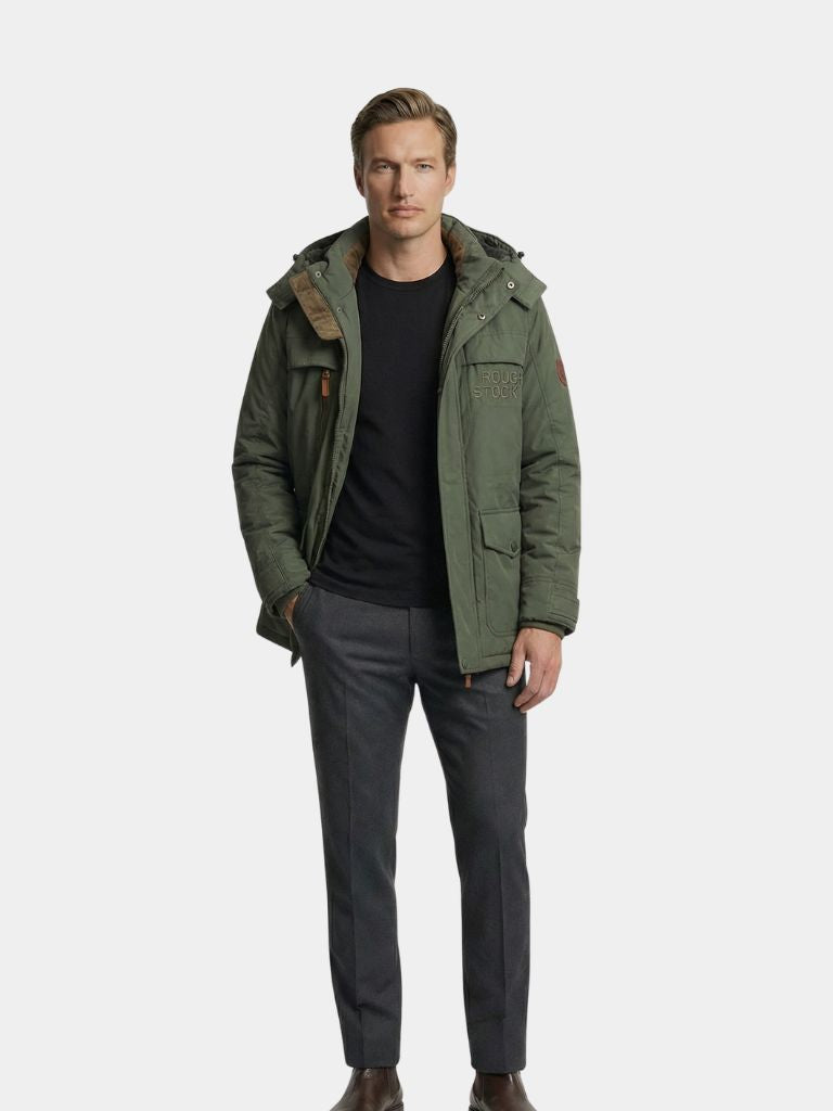Giacca Militare con Cappuccio