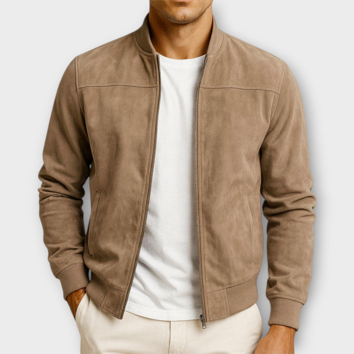 Rico™ | Giacca in Pelle Scamosciata da Uomo