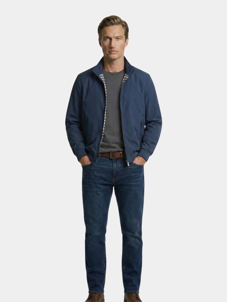 Giacca bomber casual effen