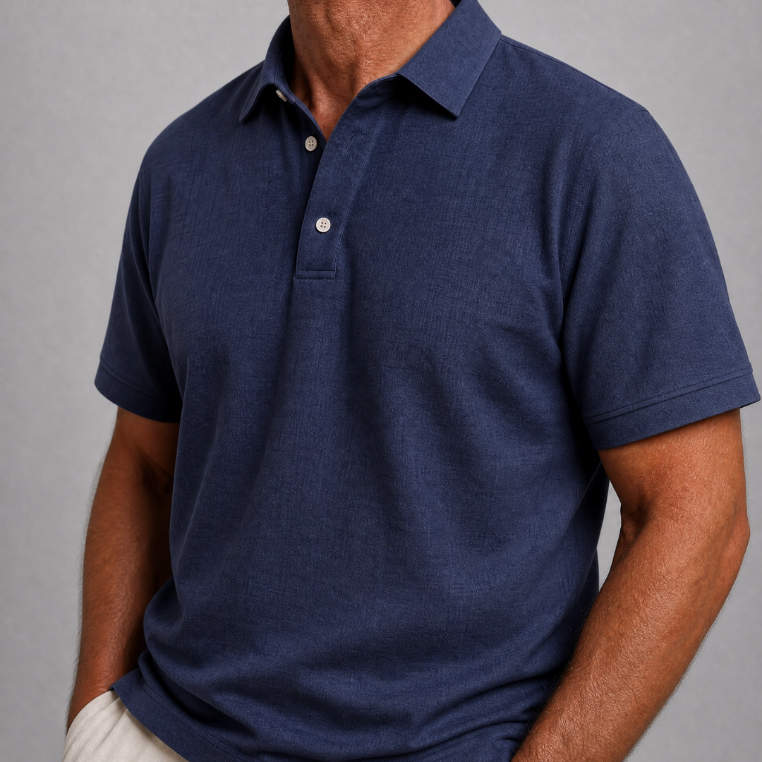 Tommaso | Polo in lino elegante