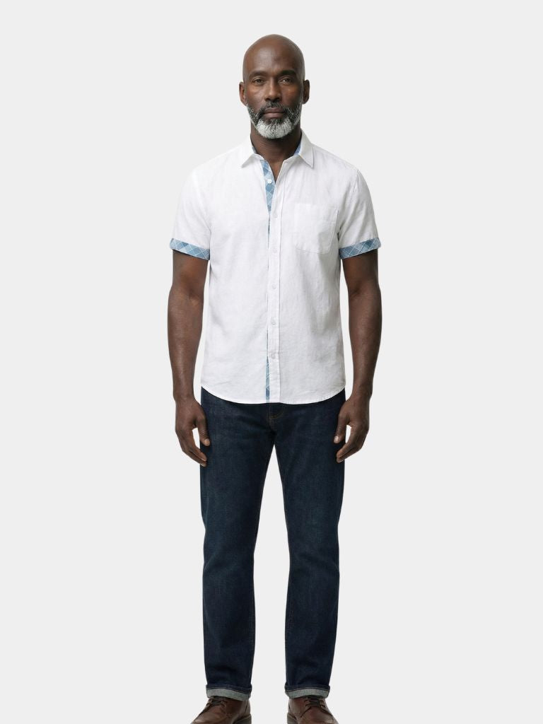 Camicia Casual Dettaglio Oceano