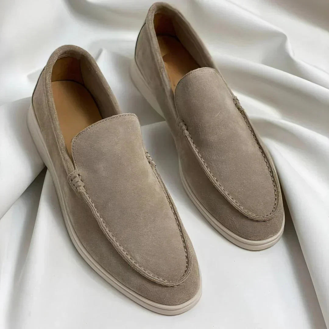 Lorenzo | Mocassini in camoscio premium