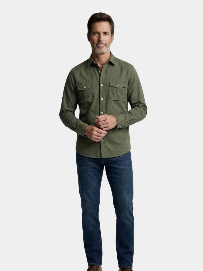 Camicia vintage a maniche lunghe