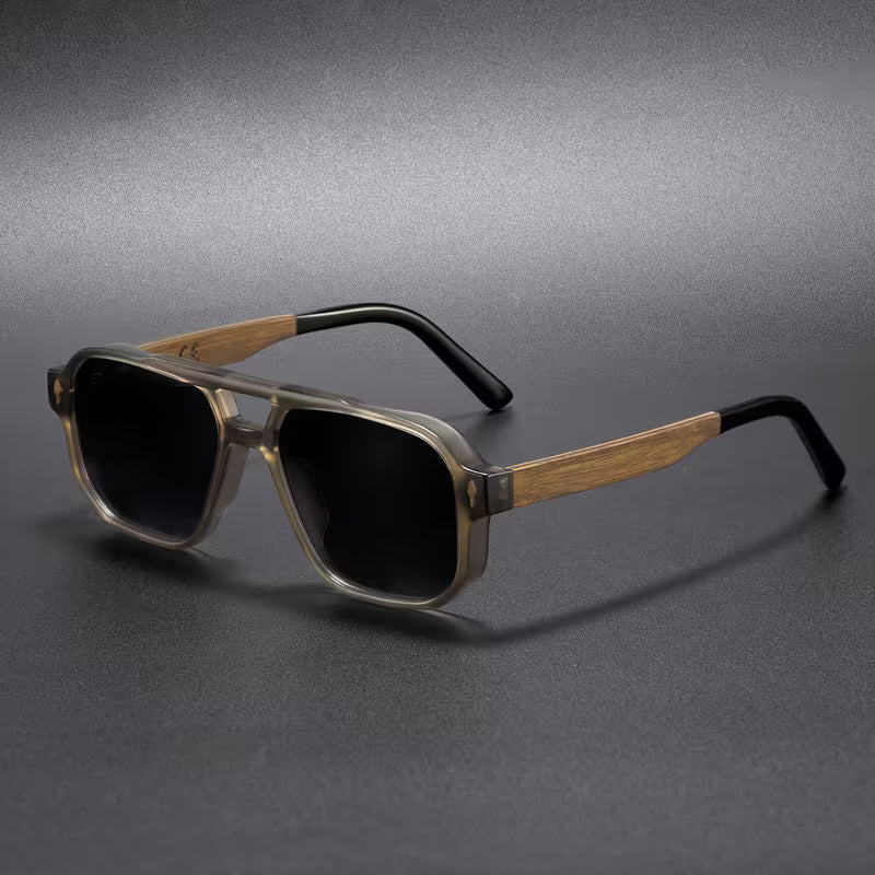 Vittorio — Occhiali da Sole in Acetato e Legno