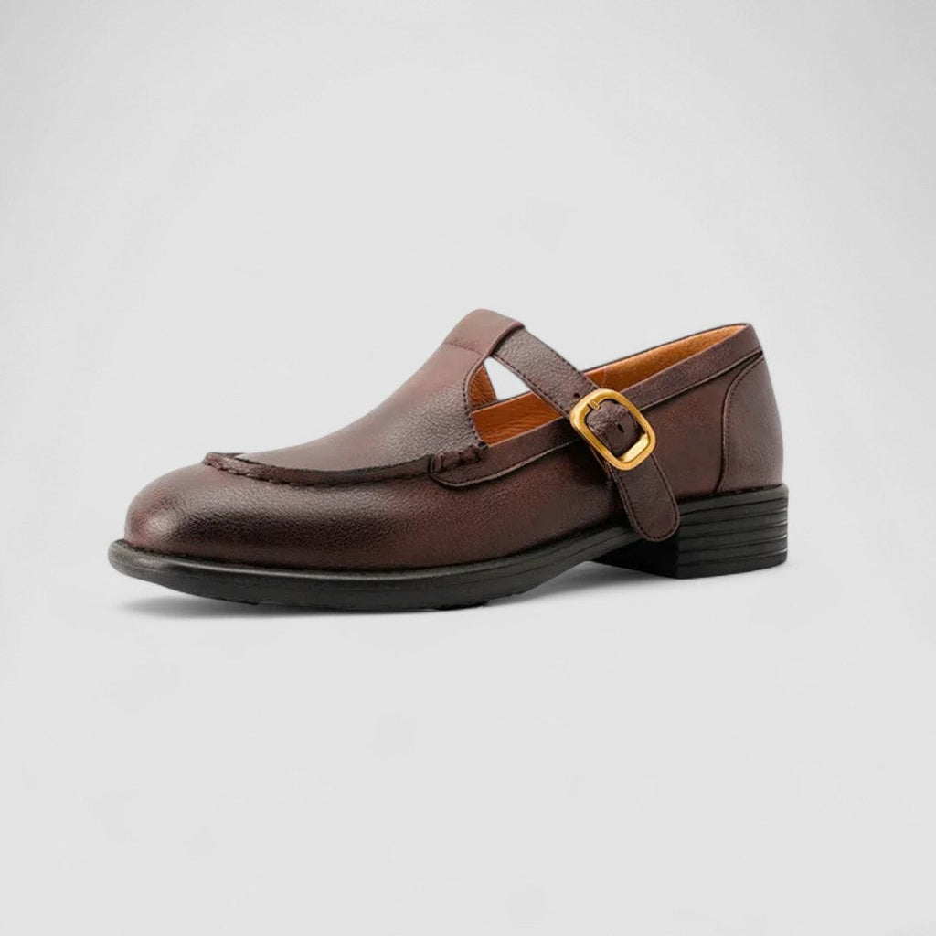 Avery™ | Scarpe Mary Jane Ortopediche con Punta Quadrata