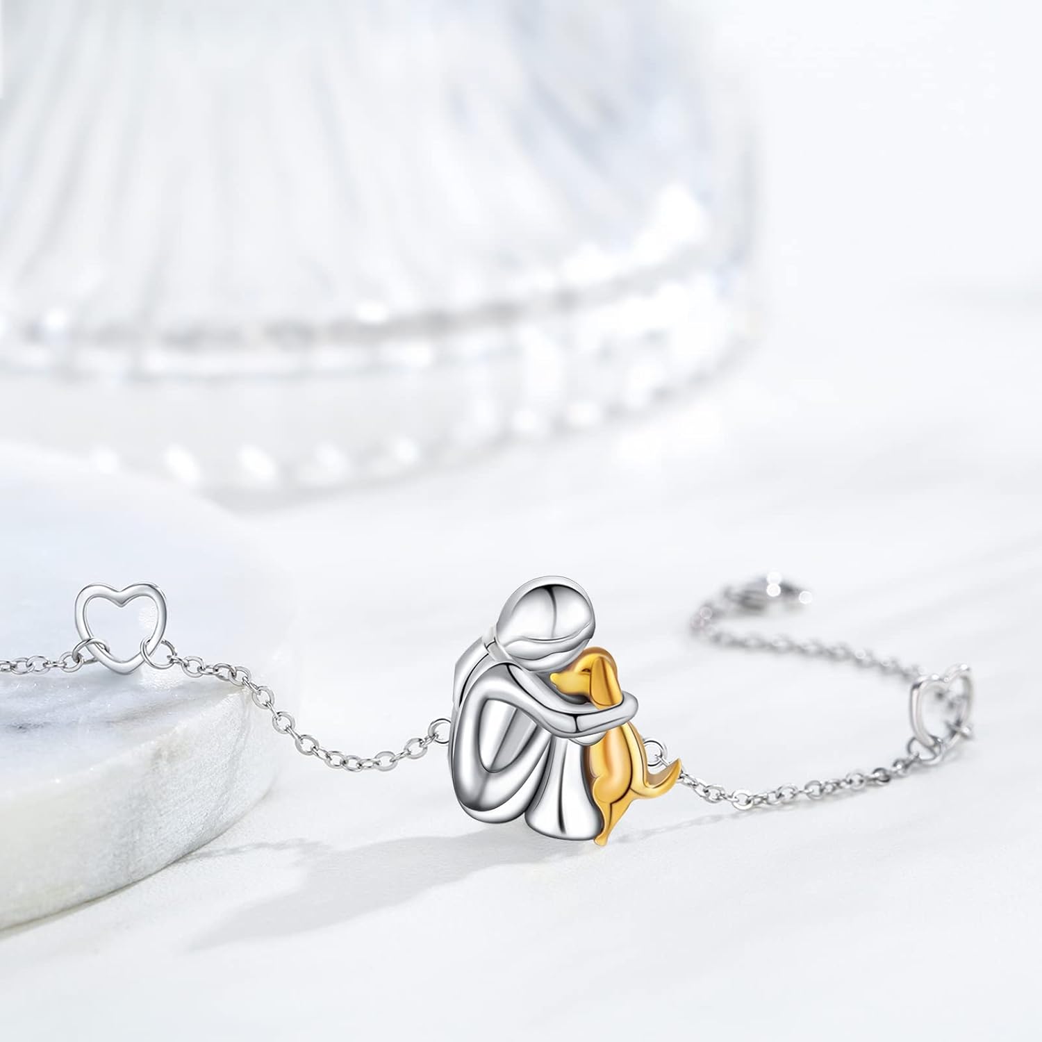 Elisa - Bracciale con icona cane