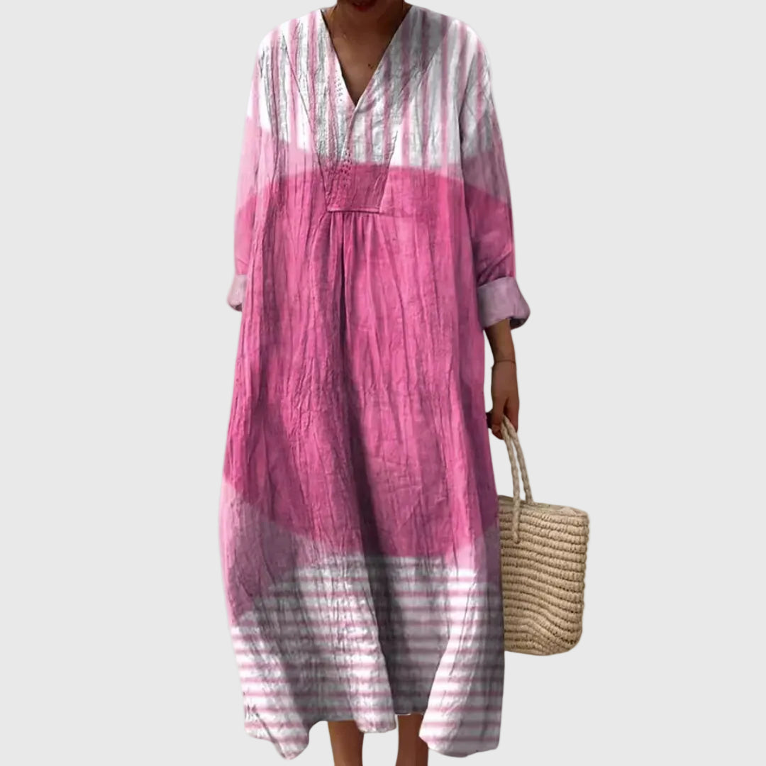 Stephanie | Vestito Midi Geometrico