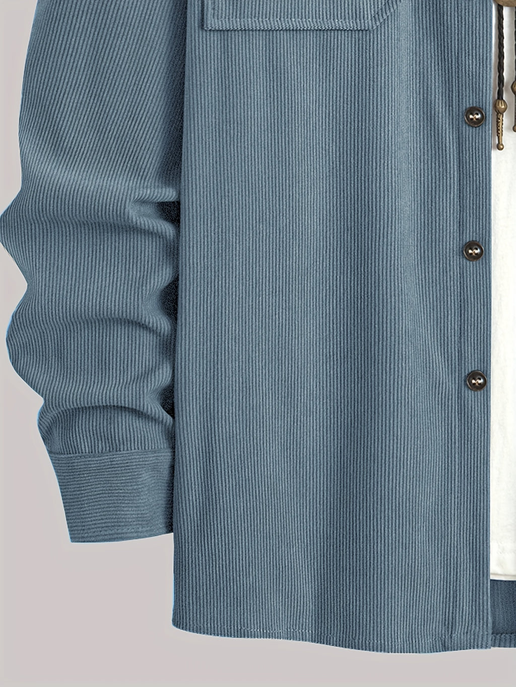 GIULIO™ | CAMICIA IN VELLUTO A COSTE DI RAVELLI MILANO