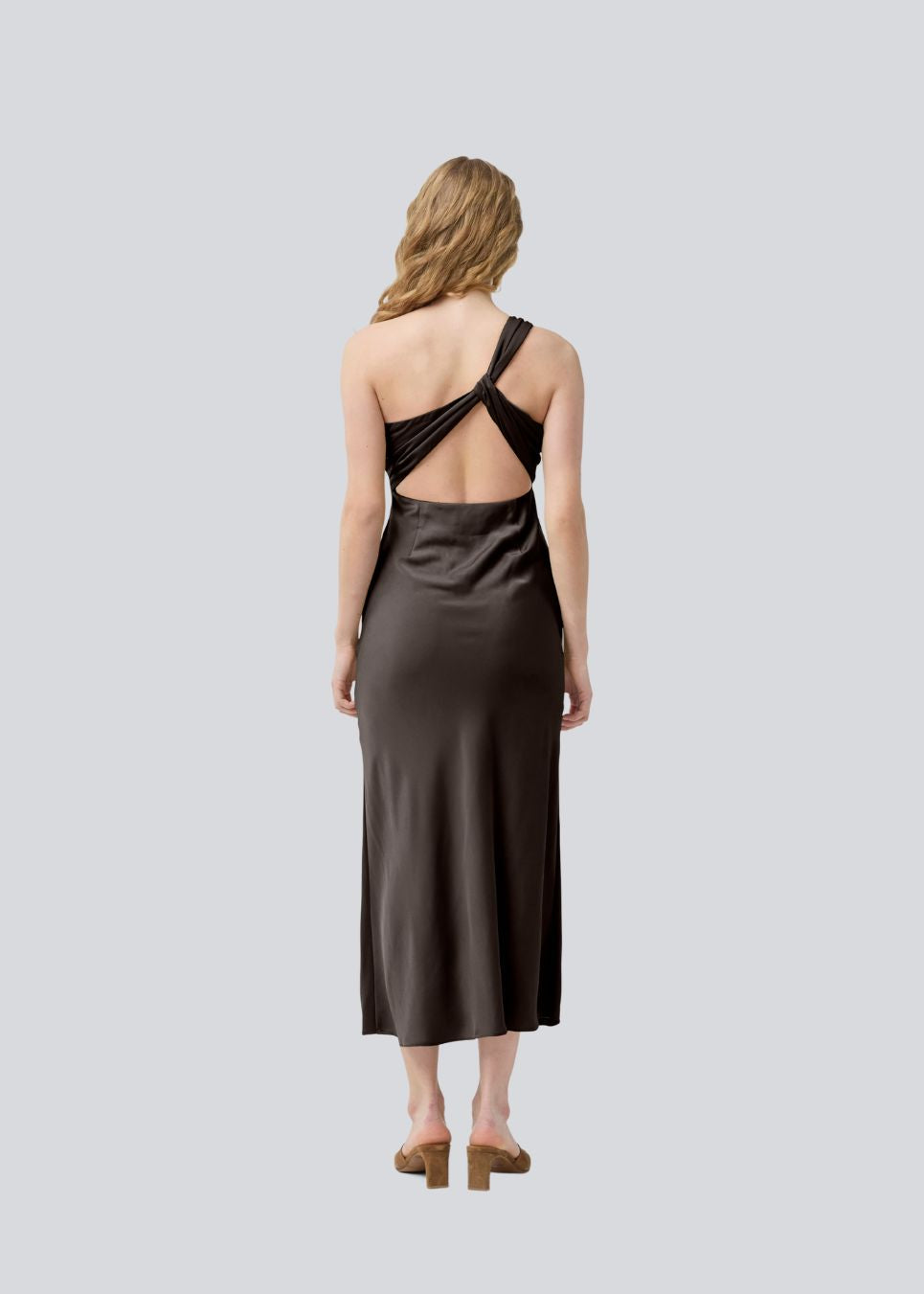 Narcissamd dress - Seal Brown