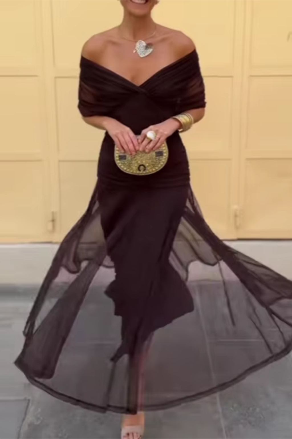 Lorenza™ | Abito maxi elegante con scollo a V