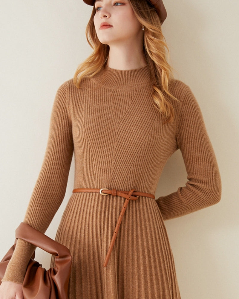 Abito Svasato in Puro Cashmere