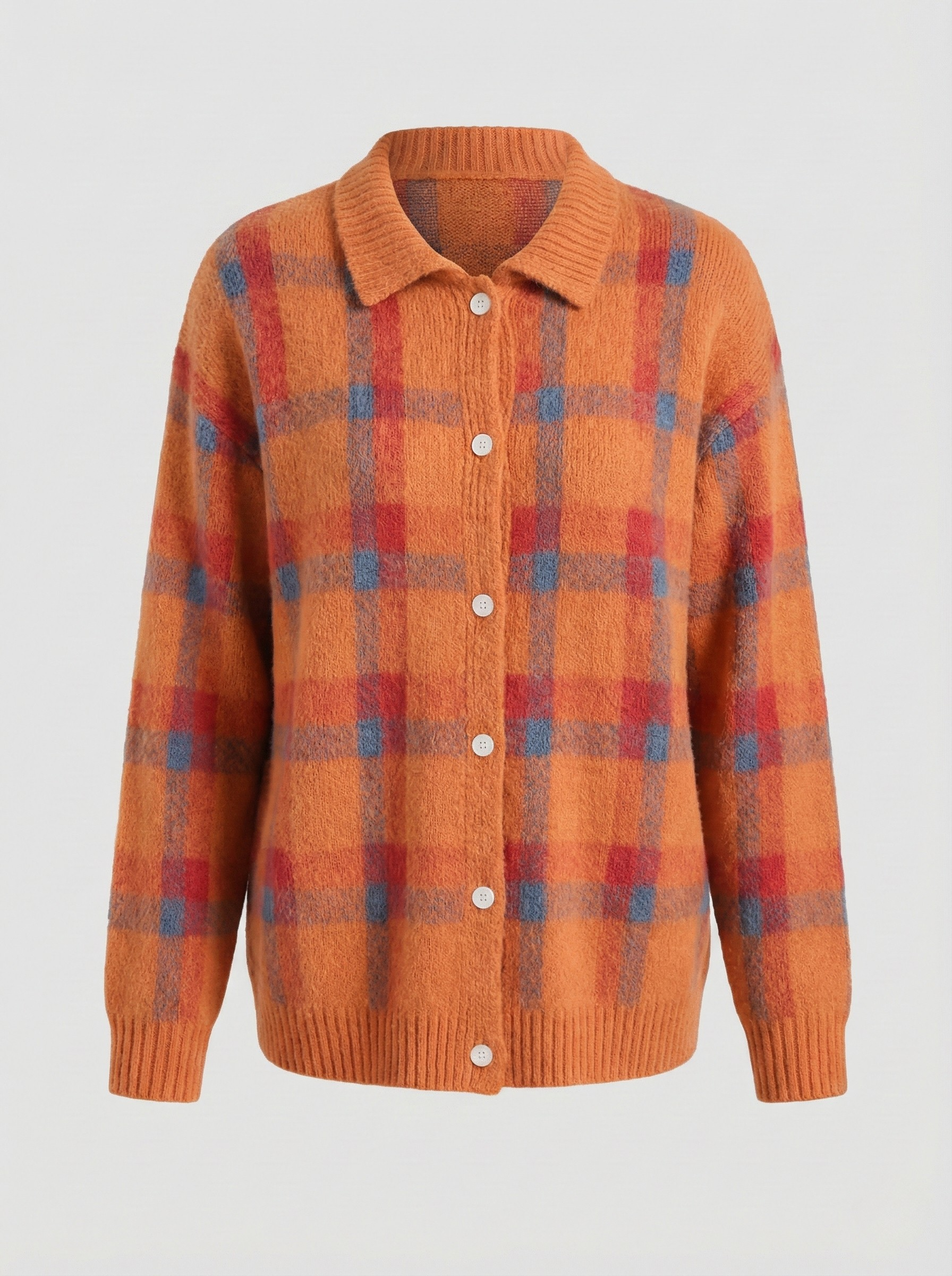 Carla™ | Cardigan Morbido a Quadri