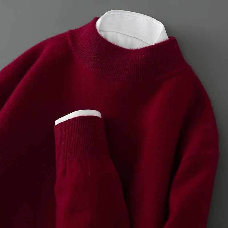 Clara™ | Maglione in Cashmere a Collo Alto