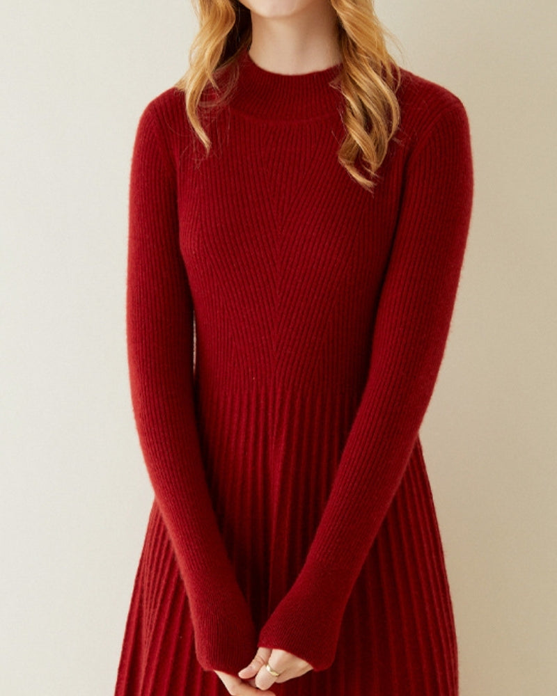 Abito Svasato in Puro Cashmere