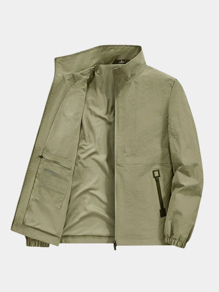 Giacca Zip Utility Moderna
