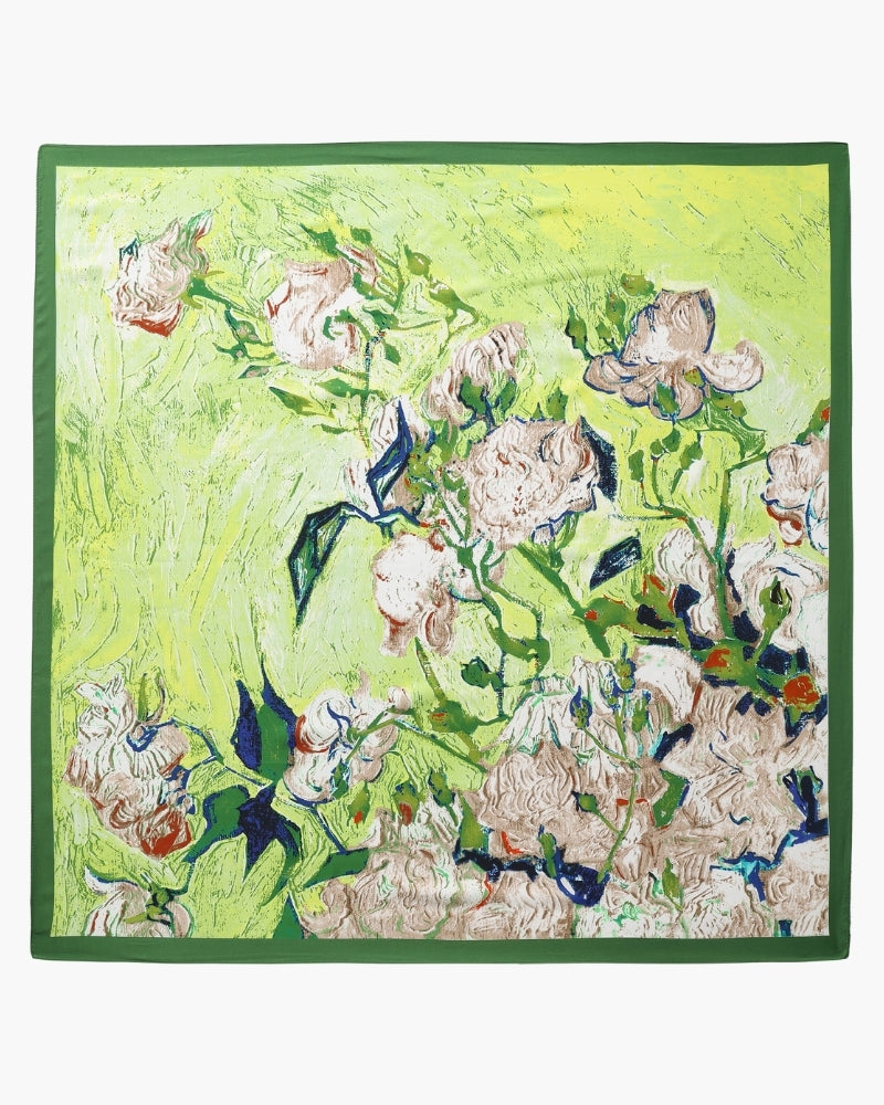 Foulard Giardino Impressionista Stile Ravelli Milano