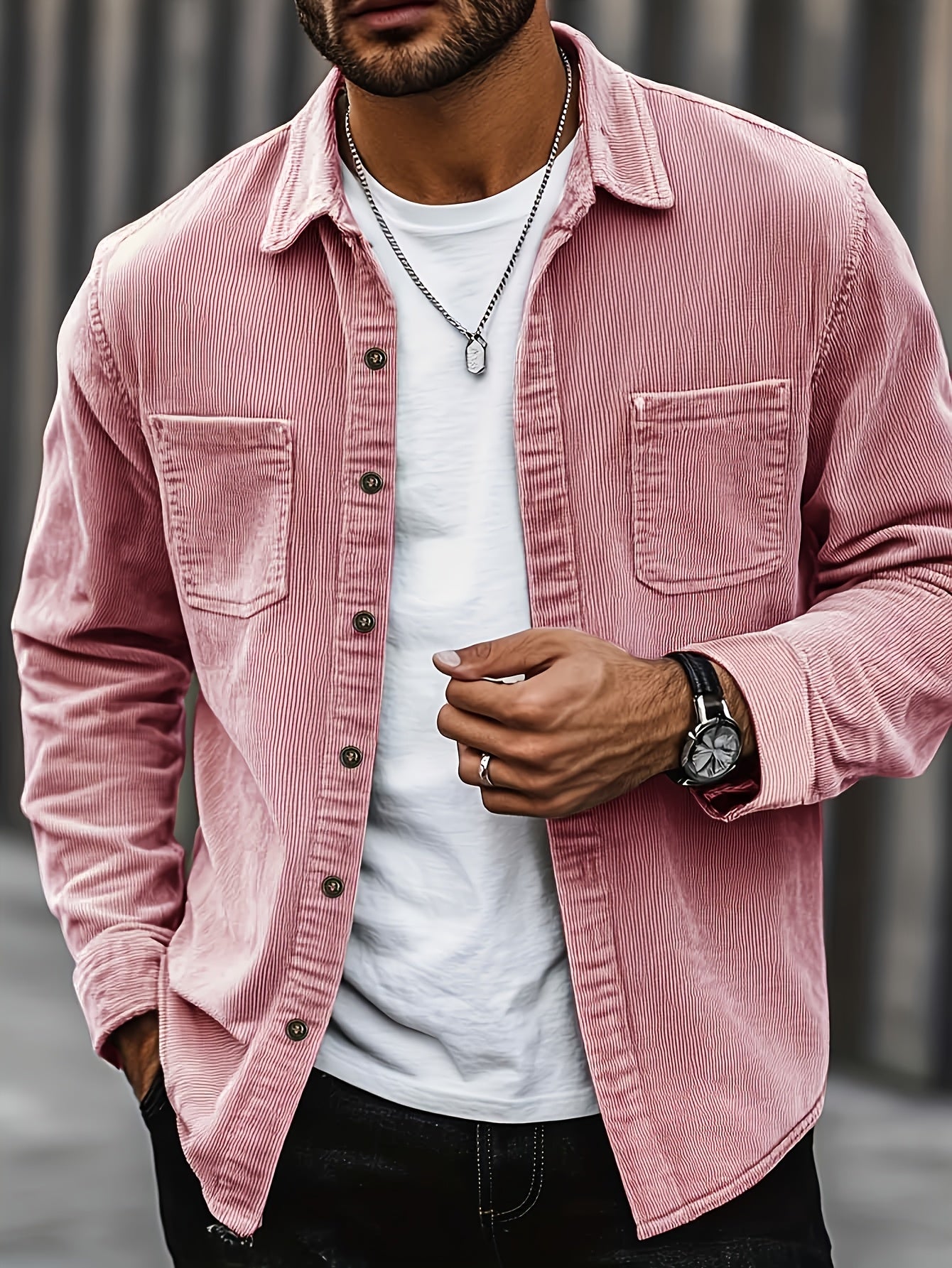 GIULIO™ | CAMICIA IN VELLUTO A COSTE DI RAVELLI MILANO