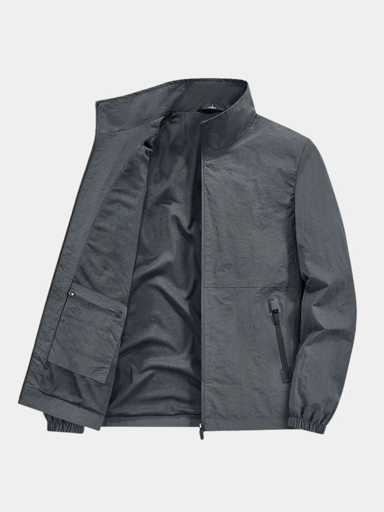 Giacca Zip Utility Moderna
