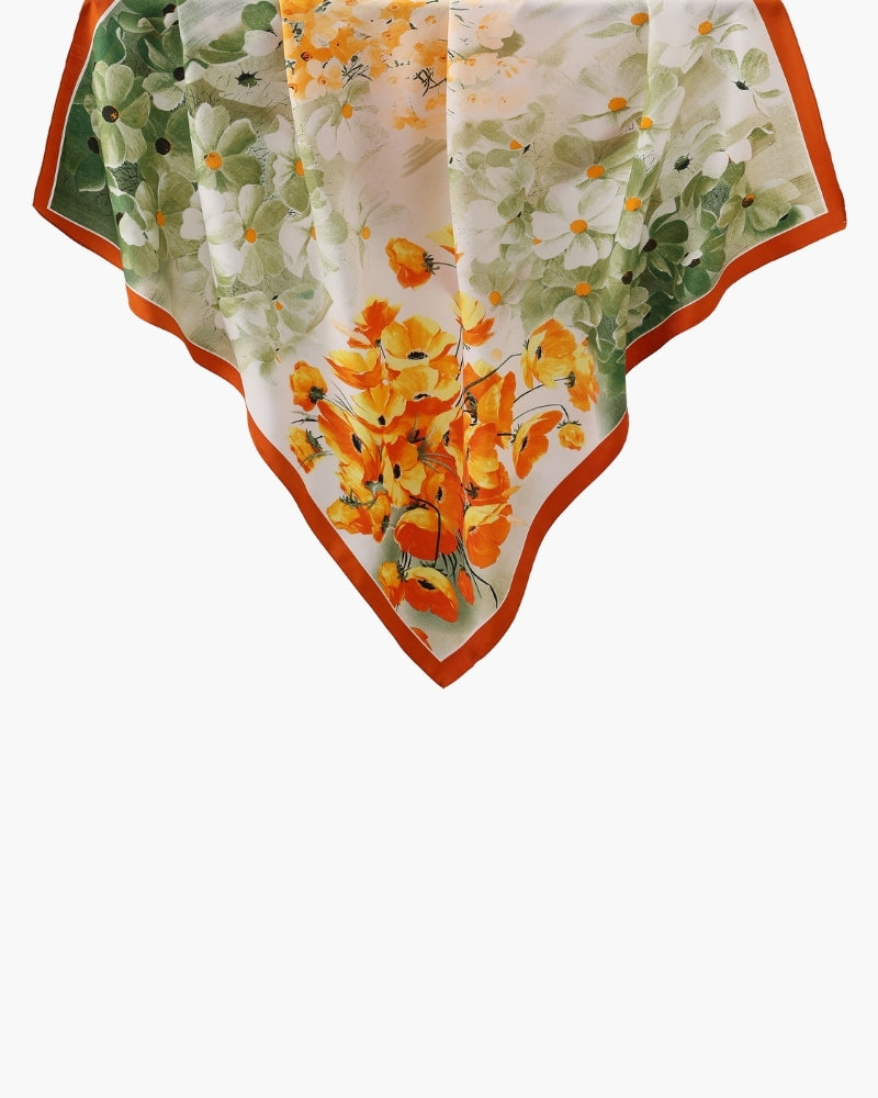 Foulard Giardino Impressionista Stile Ravelli Milano