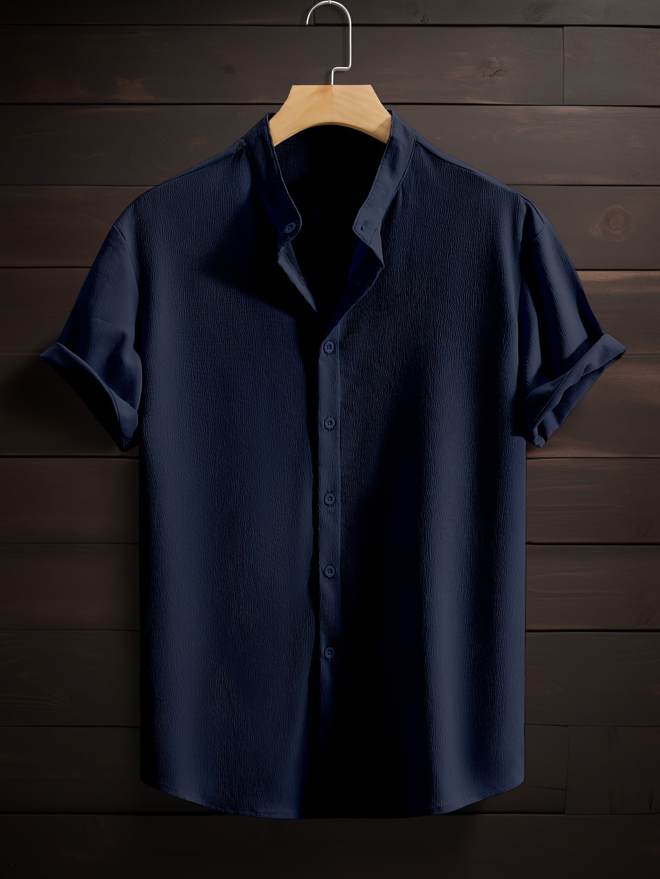 LUCA™ | CAMICIA ESTIVA CON COLLETTO COREANO DI RAVELLI MILANO