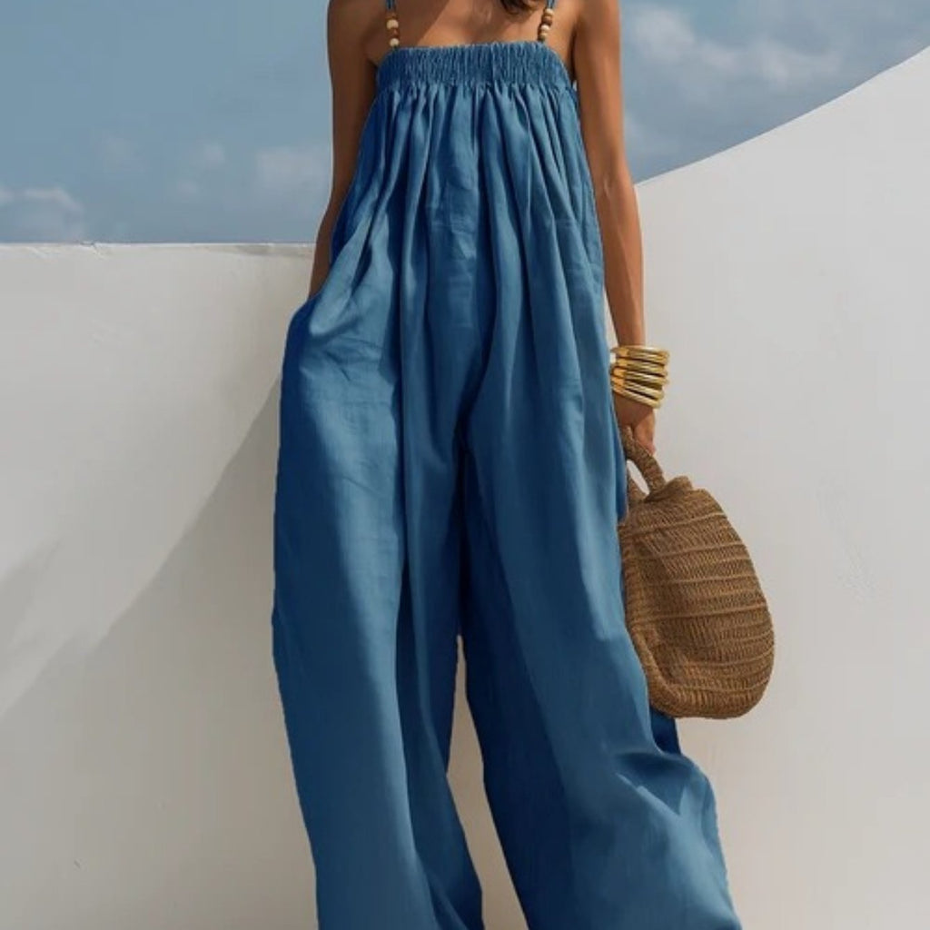 Madison | Tuta in denim a gamba larga
