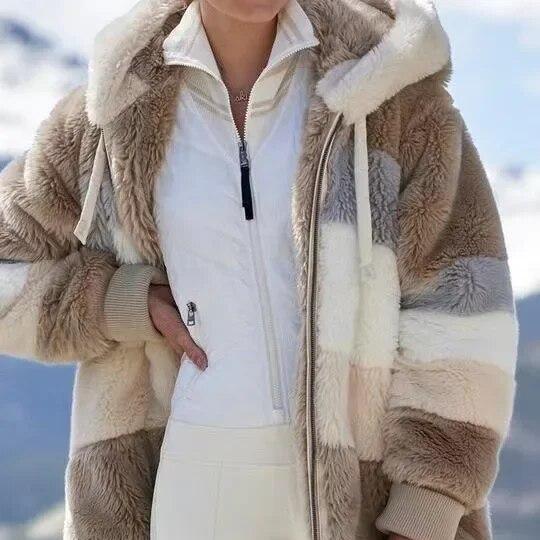 Isabella™ Giacca Invernale da Donna con Cappuccio e Cerniera