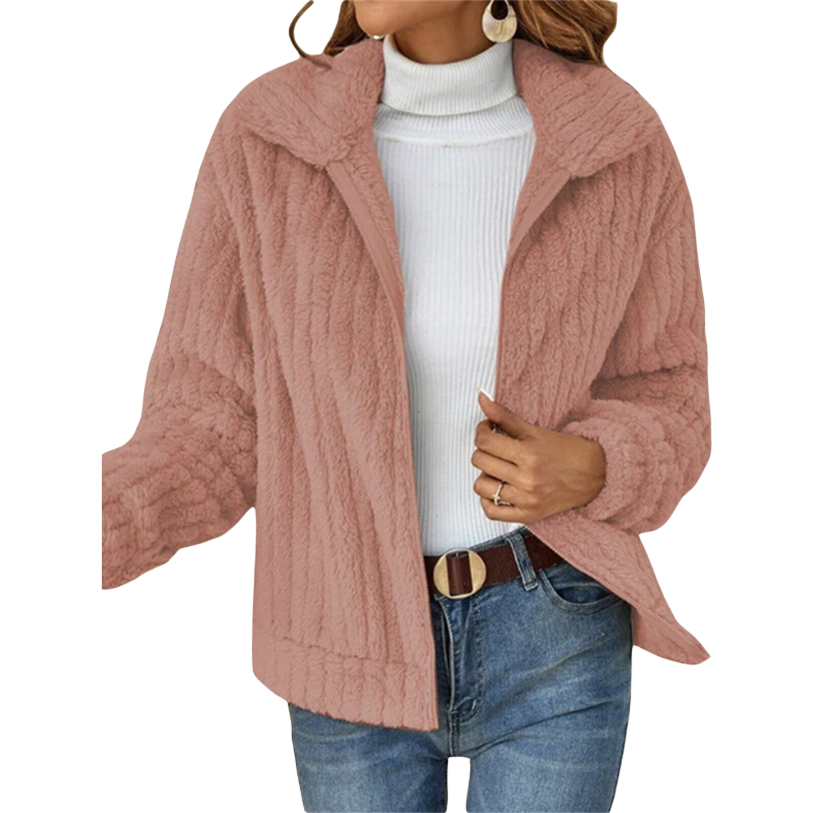 Isabella™ Giacca Comoda in Fleece Invernale