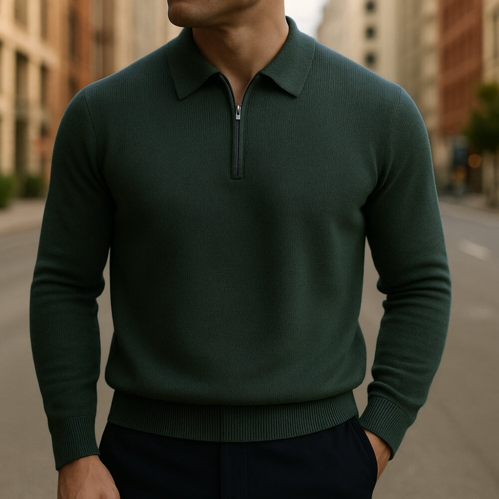 Ashford™ — Il polo-maglione half-zip