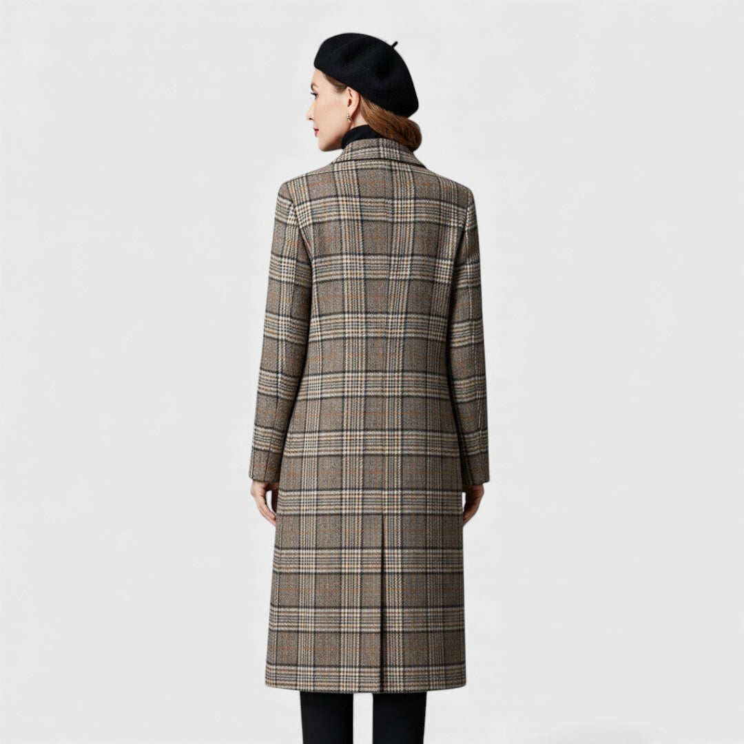 Margaret - Cappotto classico a quadri