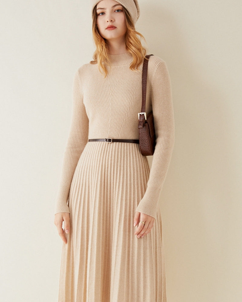 Abito Svasato in Puro Cashmere
