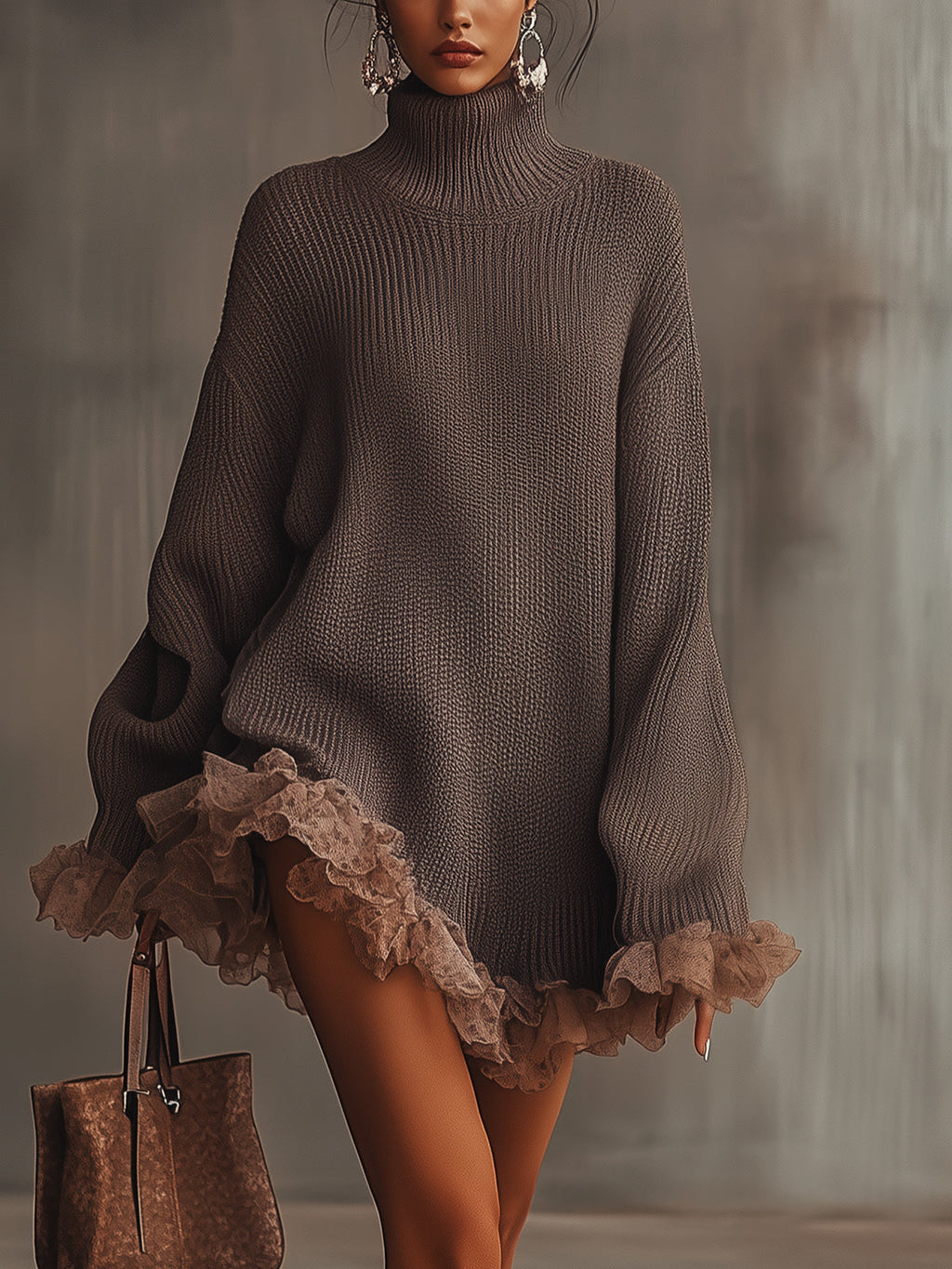 Valerie | Ruffle Knit Dress