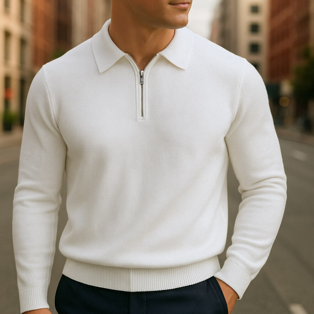 Ashford™ — Il polo-maglione half-zip