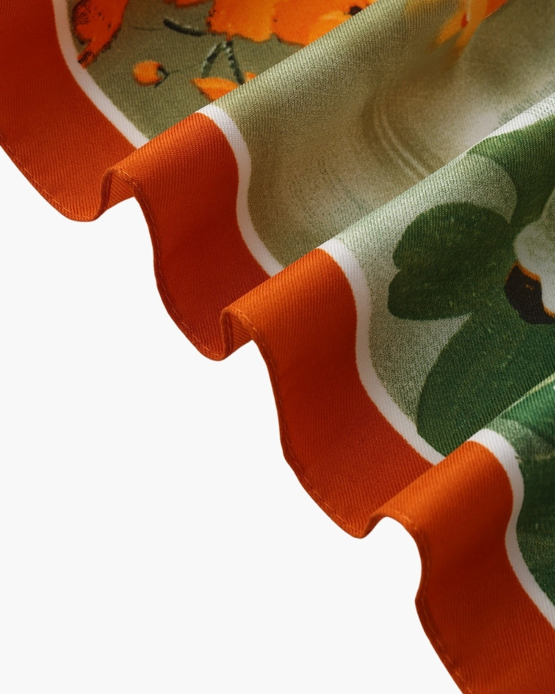 Foulard Giardino Impressionista Stile Ravelli Milano
