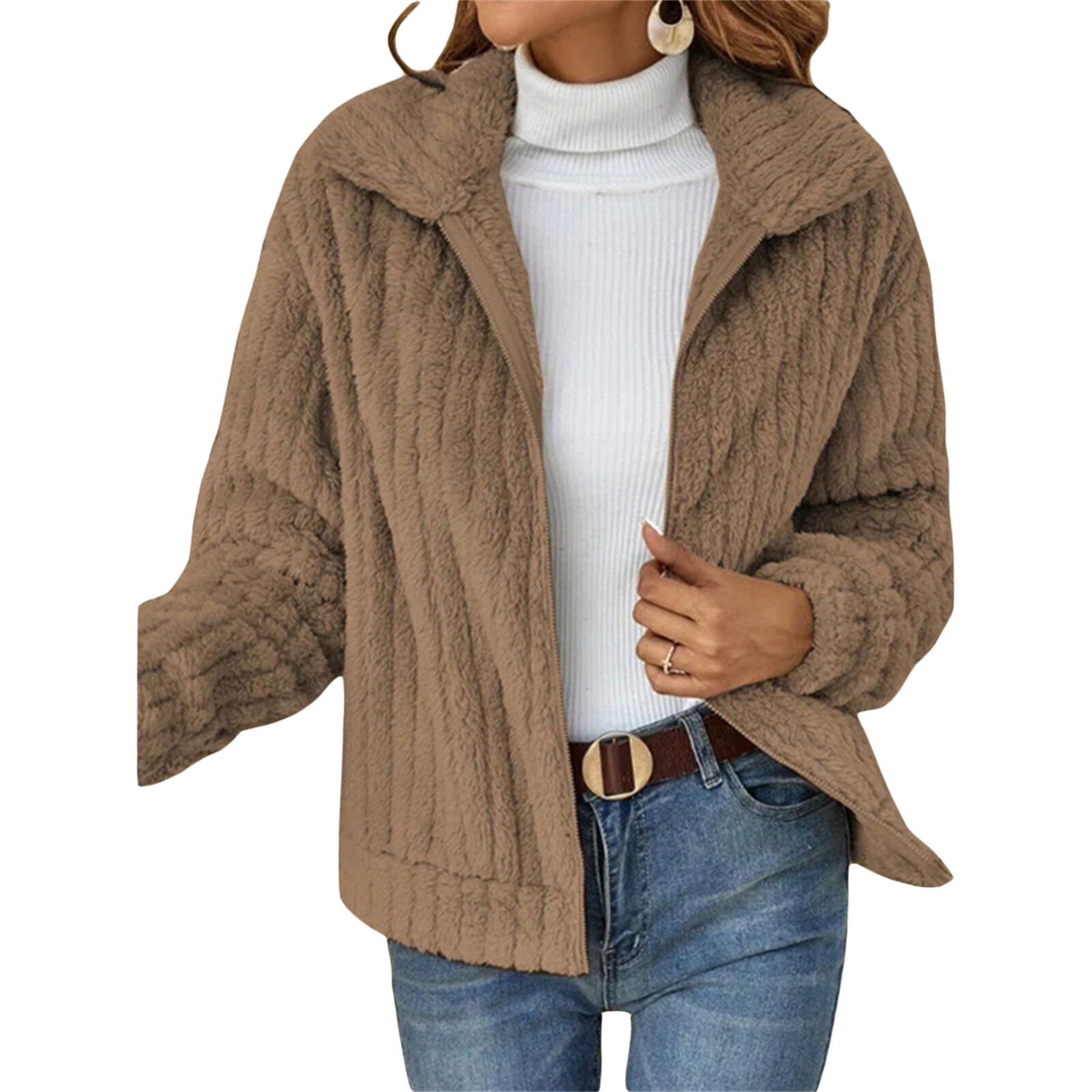 Isabella™ Giacca Comoda in Fleece Invernale