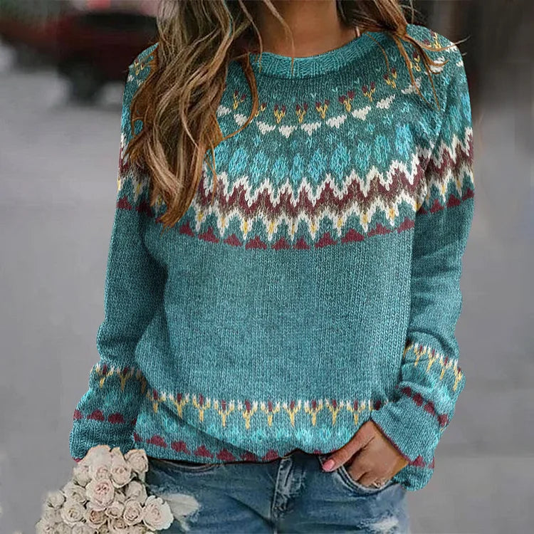 Rita™ | Maglione Fair Isle Invernale