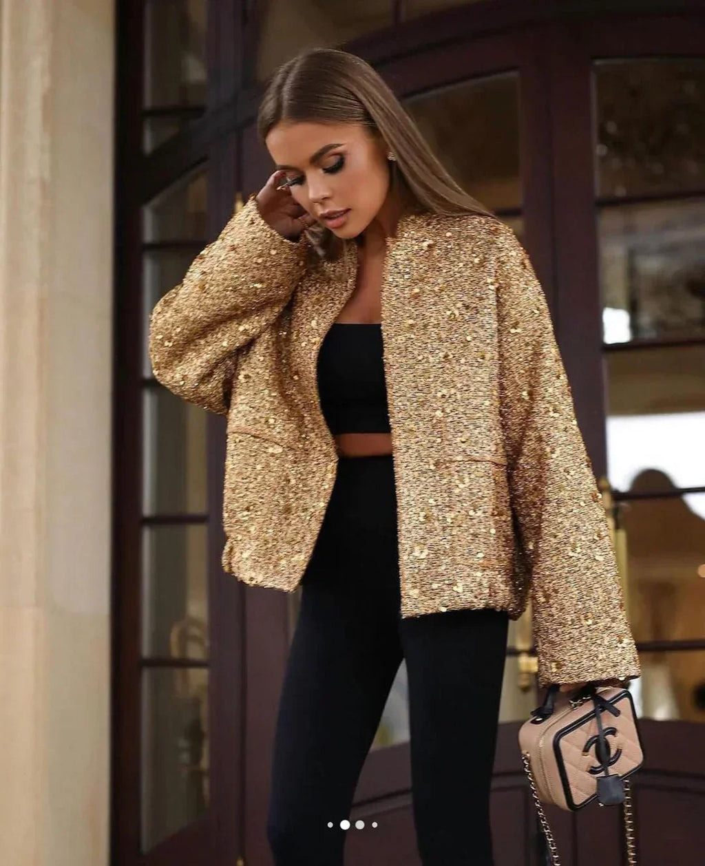 Giacca Lumina con Paillettes