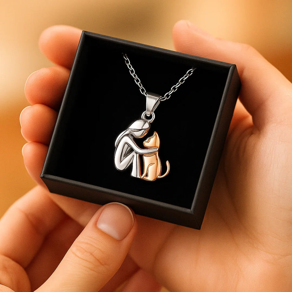 Aria & Lily | Collana Abbraccio con Gatto