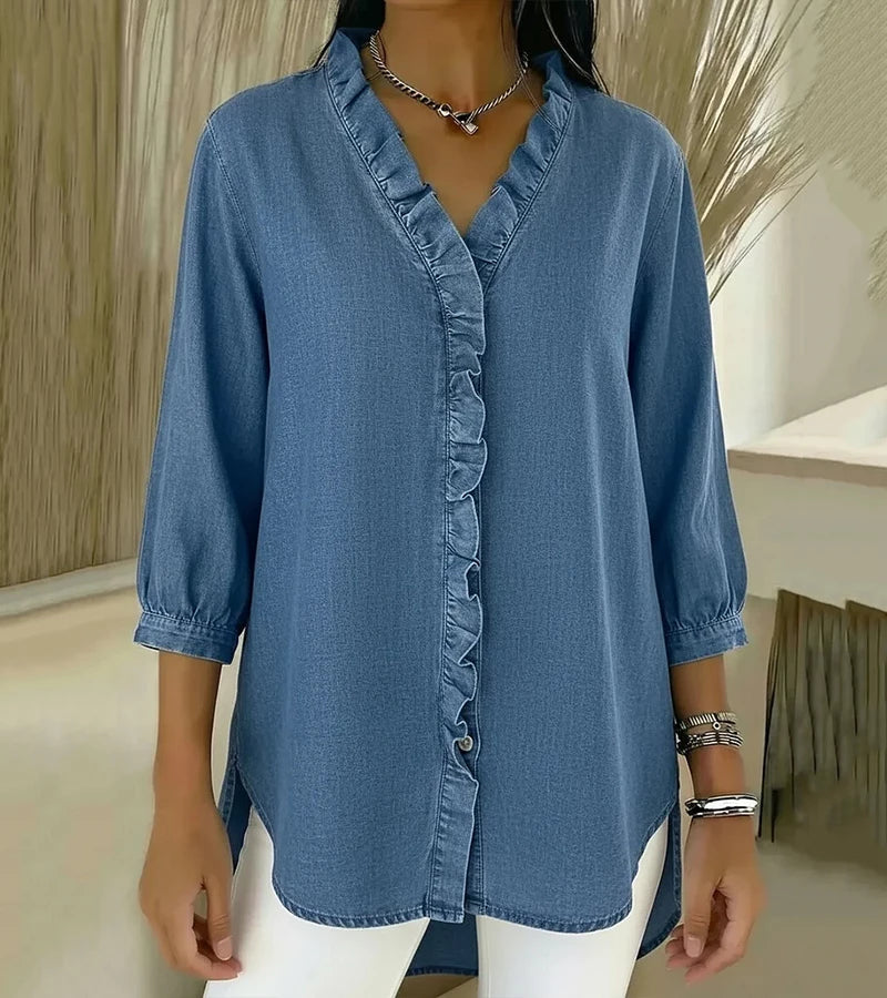 Camicia in Denim Elegante Abigail™