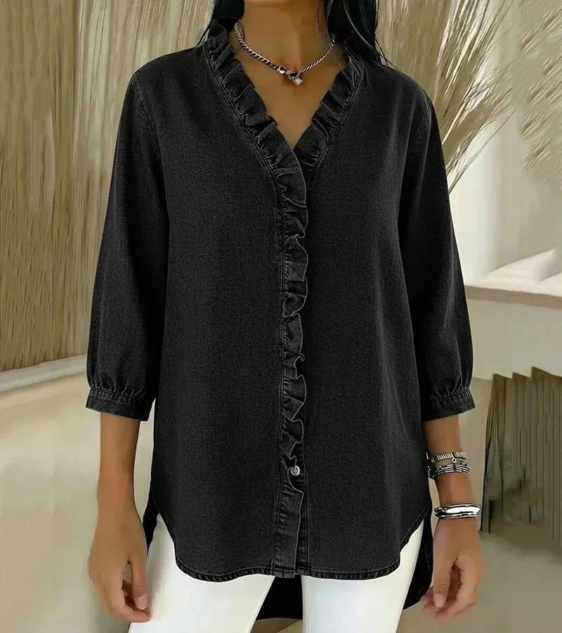 Camicia in Denim Elegante Abigail™