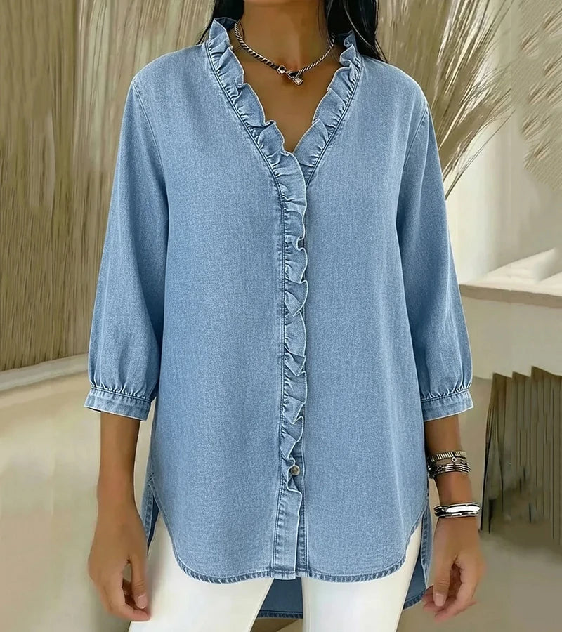 Camicia in Denim Elegante Abigail™