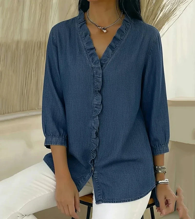 Camicia in Denim Elegante Abigail™