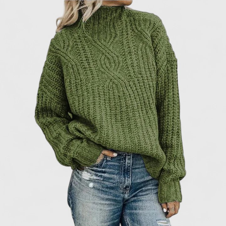 Verda™ | Maglione a Treccia Morbido