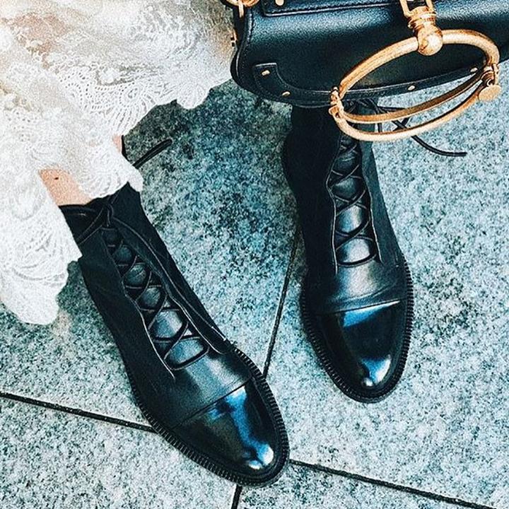Brianna™ | Stivaletti alla Caviglia in Pelle Premium