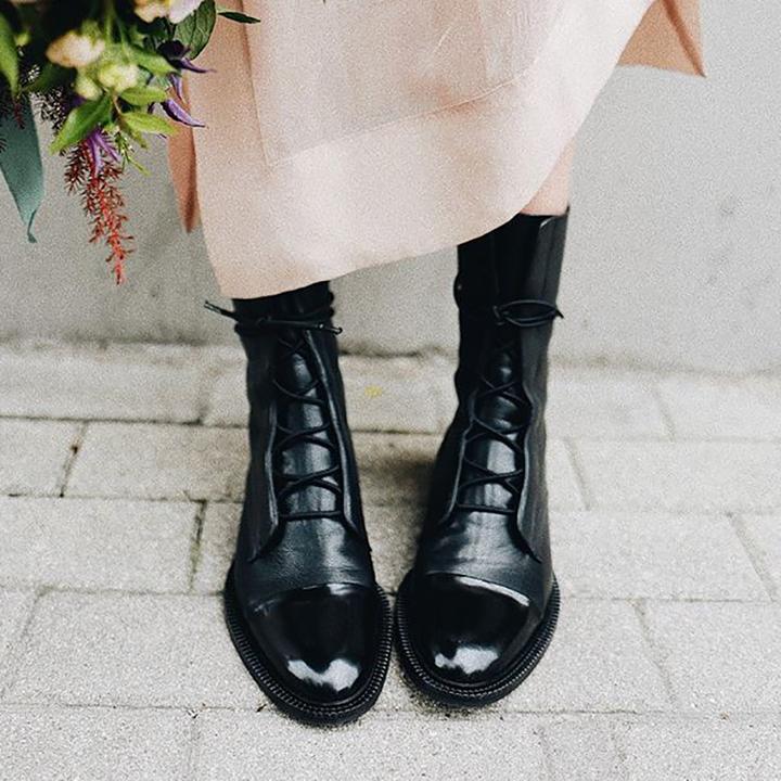 Brianna™ | Stivaletti alla Caviglia in Pelle Premium