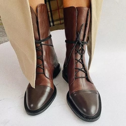 Brianna™ | Stivaletti alla Caviglia in Pelle Premium