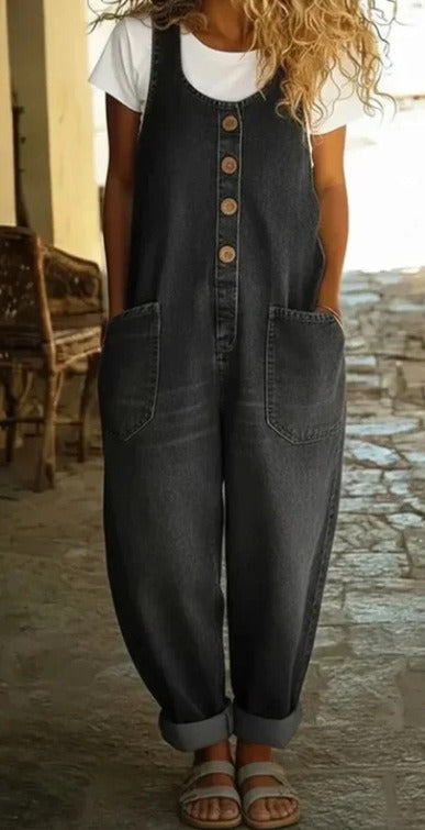 Bethany | Tute in Cotone Denim Lavato Vintage