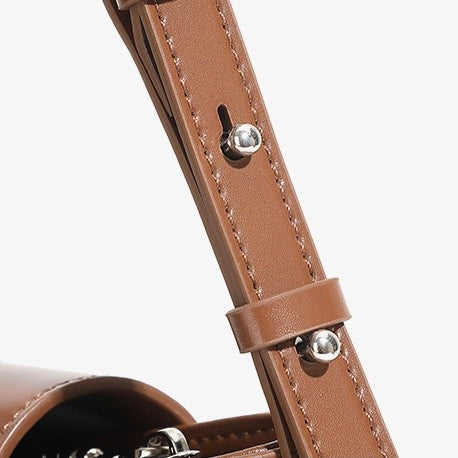 Commuter Elegant Versatile Handheld Shoulder Leather Bag