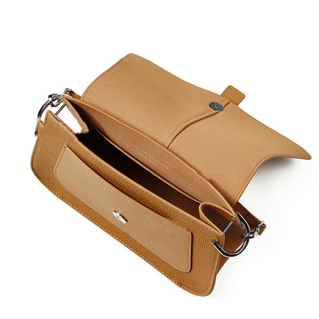 Commuter Minimalist Genuine Leather Saddle Bag
