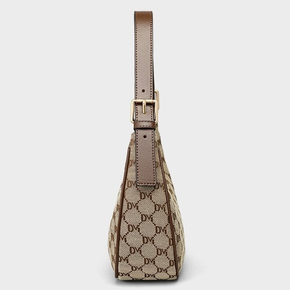 Classic Monogram Canvas Luxury Crescent Armpit Bag